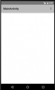 running the app for the first time